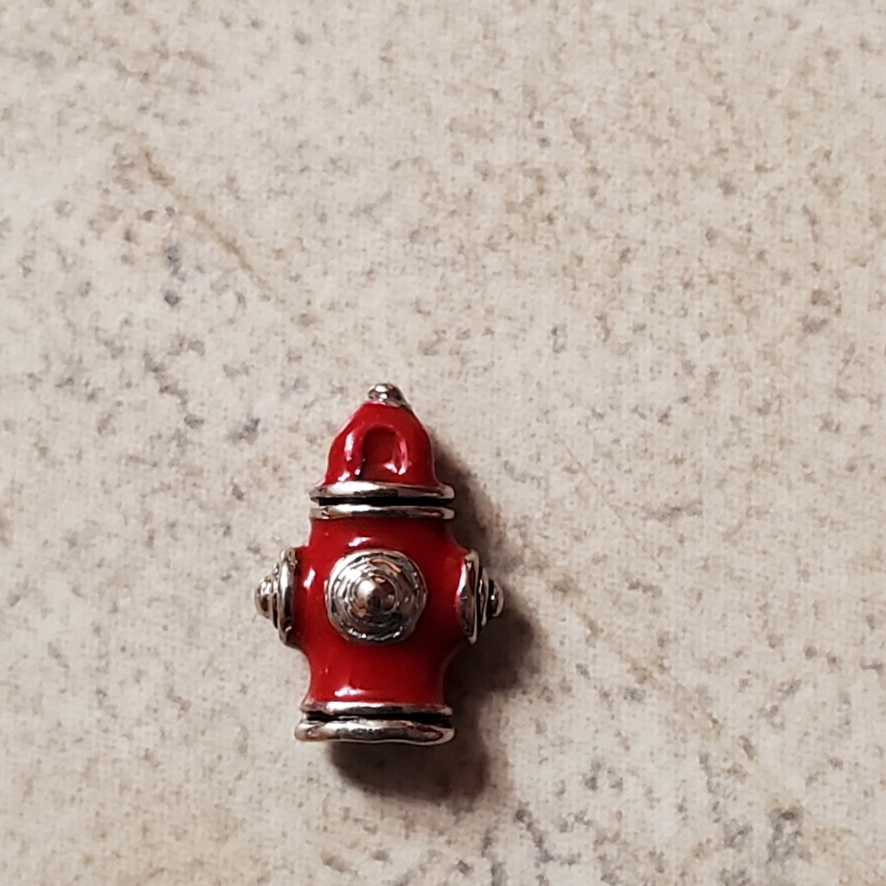 Origami owl fire hydrant charm